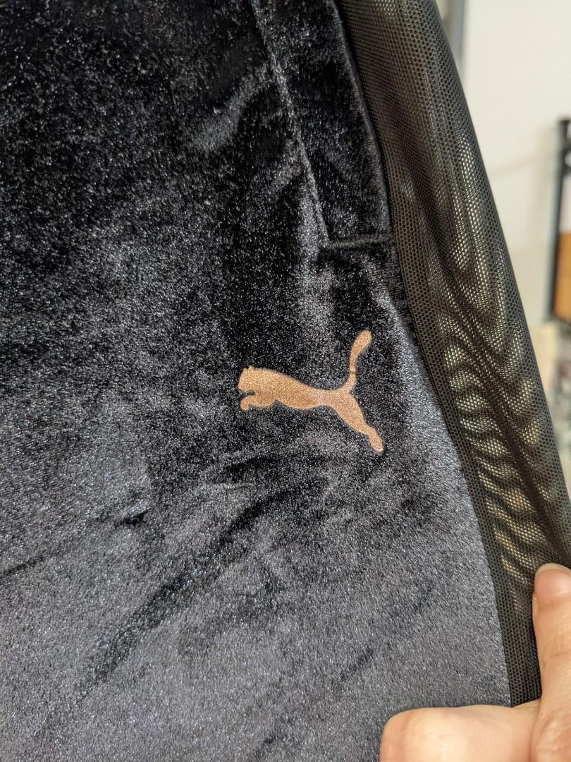 Puma velvet clearance joggers