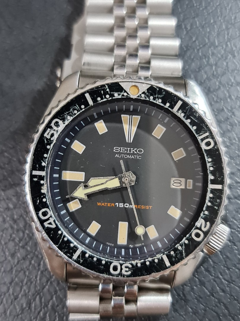 Seiko 7002-7001 Jubilee bracelet (nice no 222248, Men's Fashion, Watches &  Accessories, Watches on Carousell