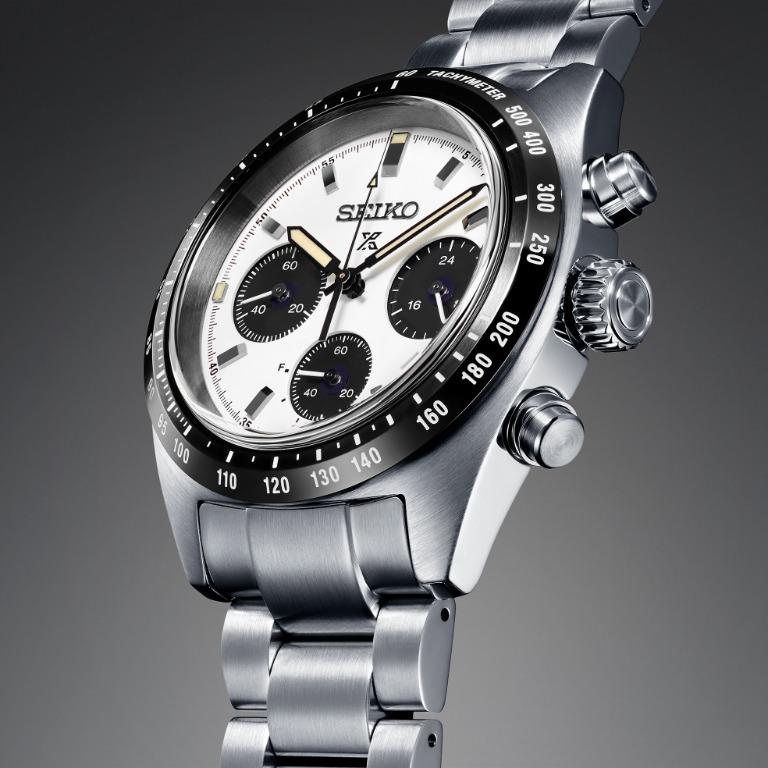 Seiko Prospex Speedtimer Panda Solar Chronograph Watch SSC813 SSC813P1,  Luxury, Watches on Carousell