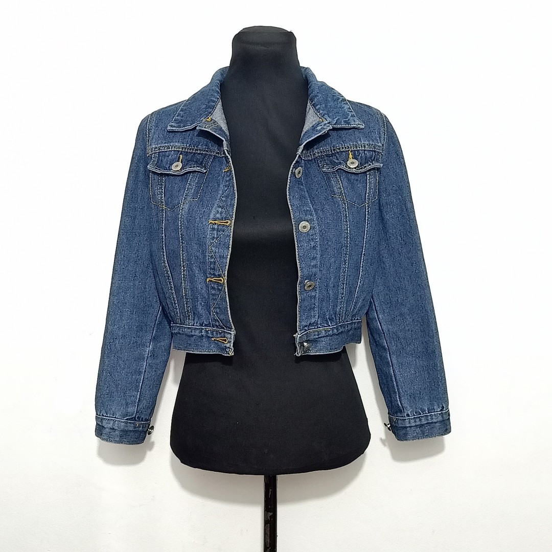 Semi Crop top Denim Jacket, Women's 