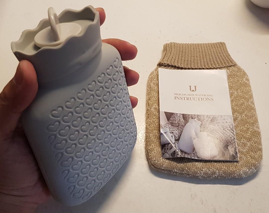 Silicon HOT water bottle/ ICE water bag, Health & Nutrition, Massage