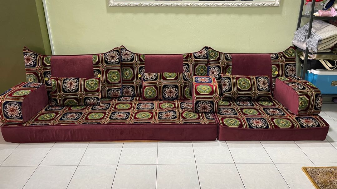 Sofa arab, Furniture & Home Living, Furniture, Sofas on Carousell