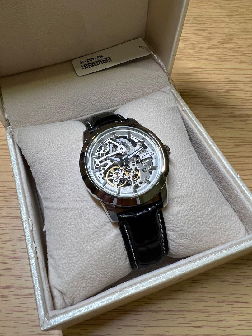 Titus skeleton cheap watch
