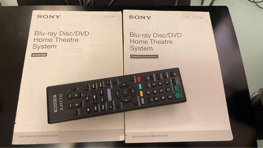 Sony BDVE380 Bluray Disc/DVD Home Theatre System, 電視及其他電器 , 電視 & 其他電器