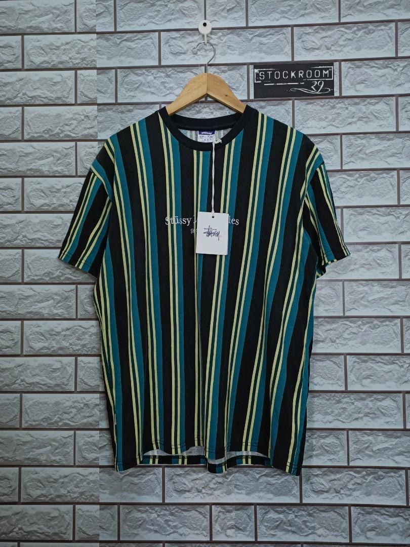 stussy vertical stripe tee