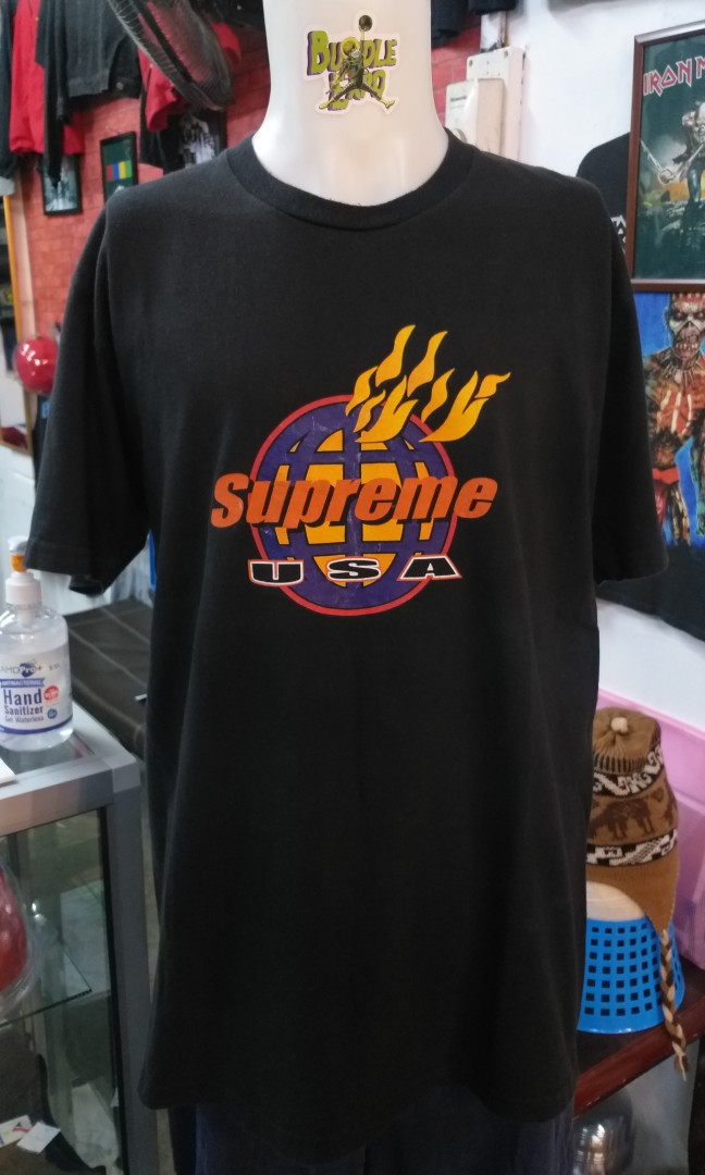 supreme fire shirt