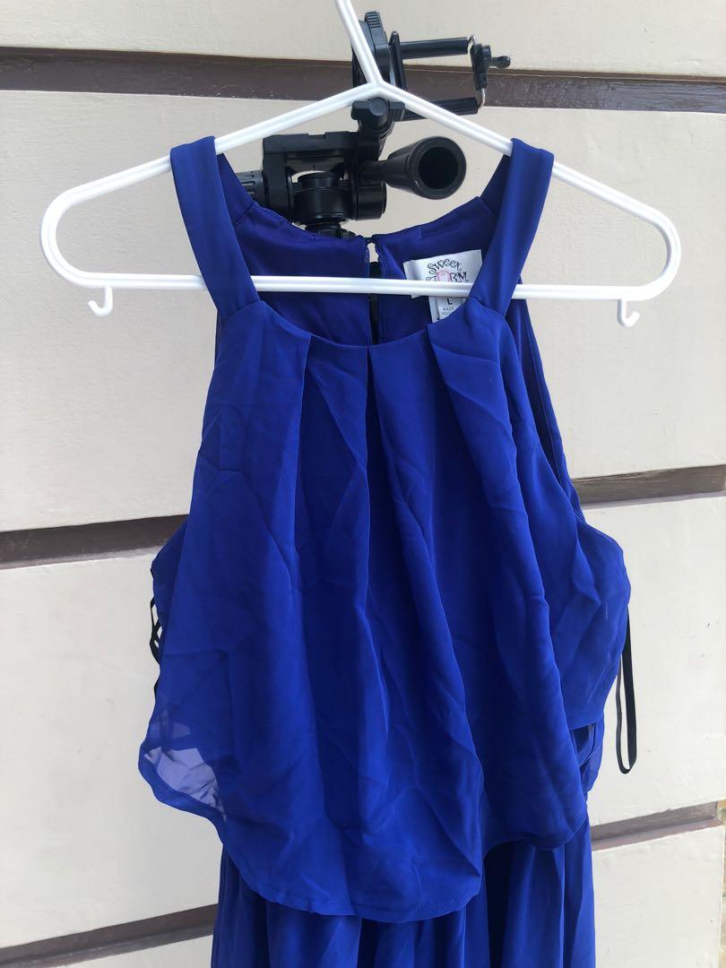 Sweet storm hotsell royal blue dress