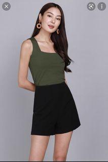 Tiffany Top In Olive Green - Brand New With Tag