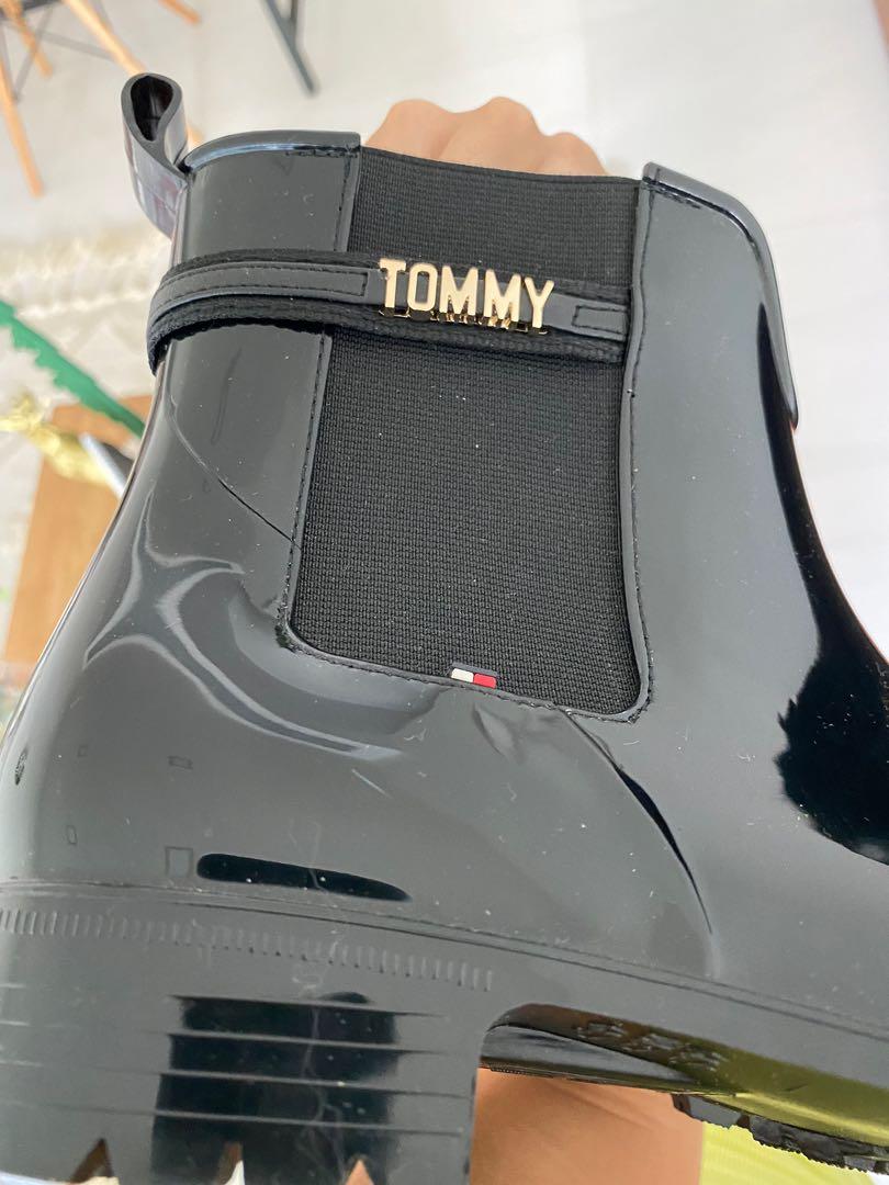 Tommy hilfiger discount ankle rain boots