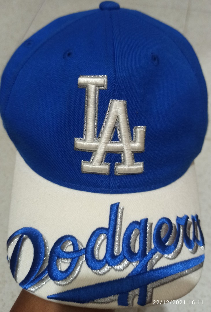 Topi mlb LA dodgers, Fesyen Pria 