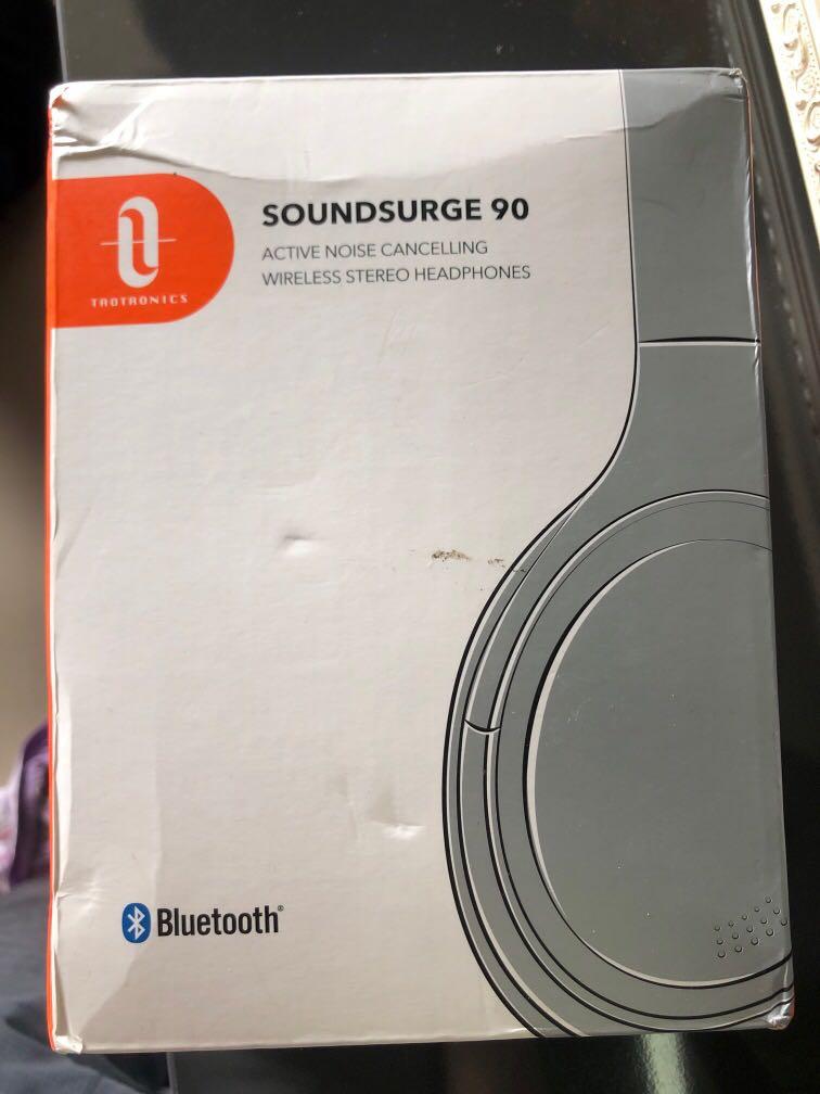 Taotronics Soundsurge 90 Headset Hybrid Active Noise Cancelling Bluetooth