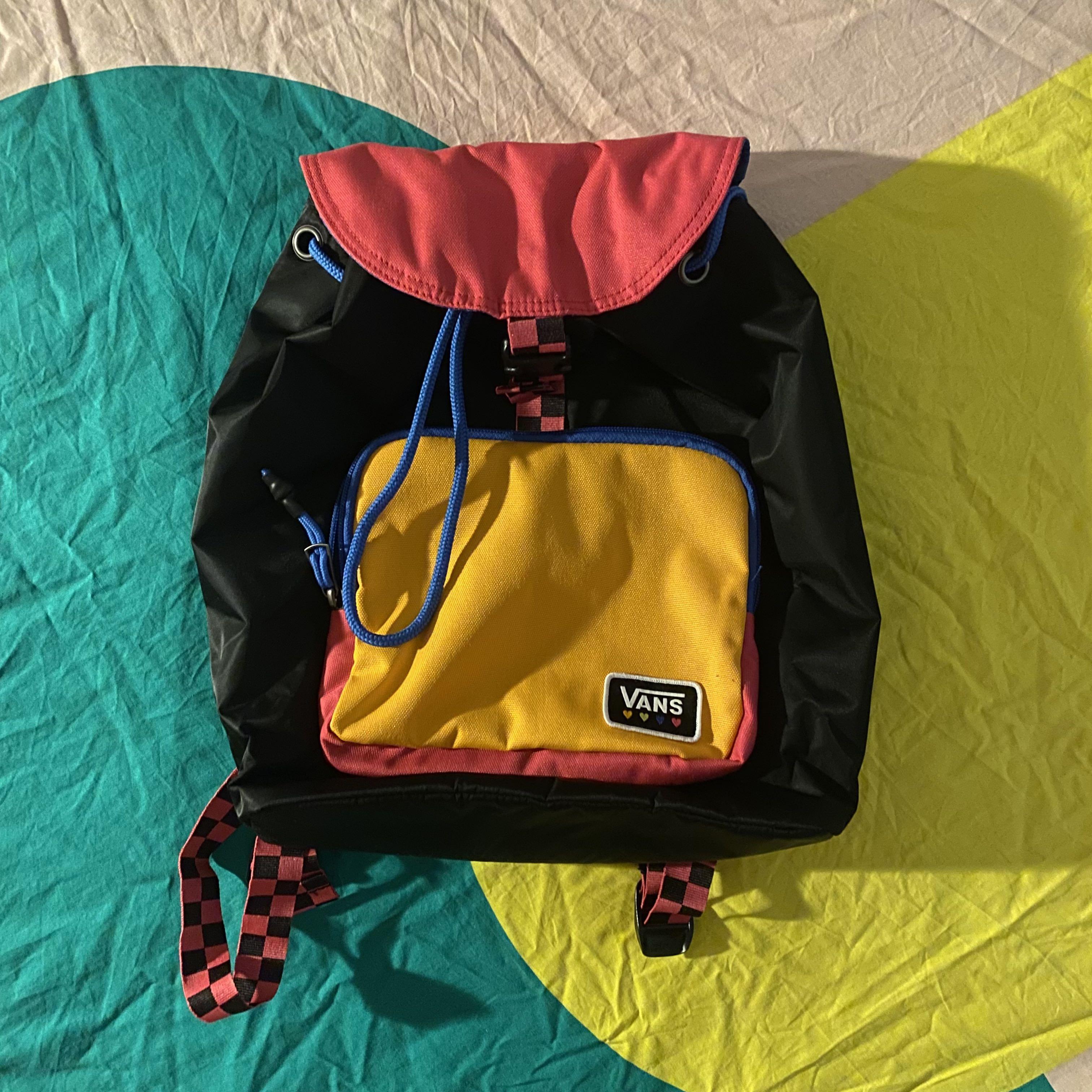 Vans colourful on sale backpack