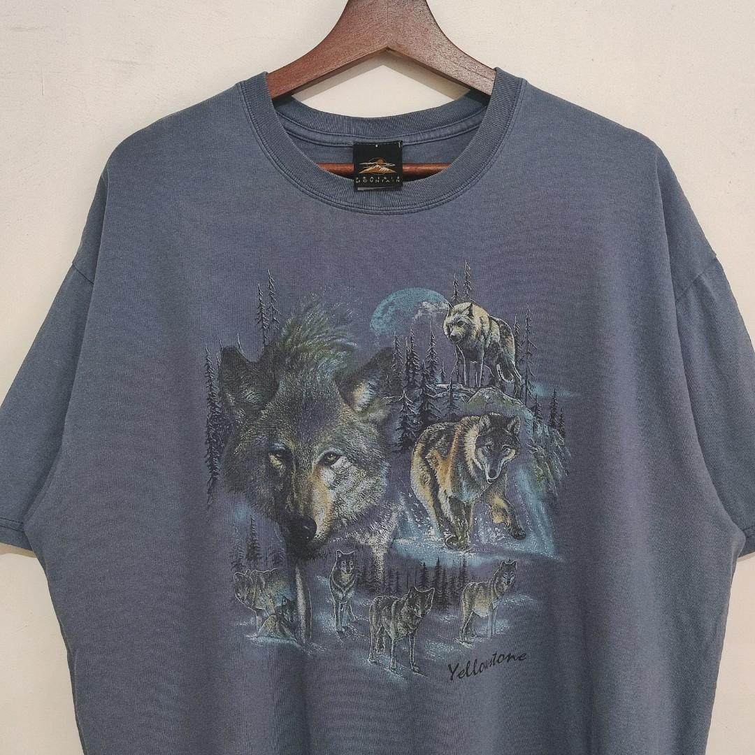 Vintage Animal Shirt Wolf Shirt The Mountain Vibes, Men's Fashion, Tops & Sets, Tshirts & Polo Shirts on Carousell Vintage Animal Shirt Wolf Shirt The Mountain Vibes, Men's Fashion, Tops & Sets, Tshirts & Polo Shirts on Carousell