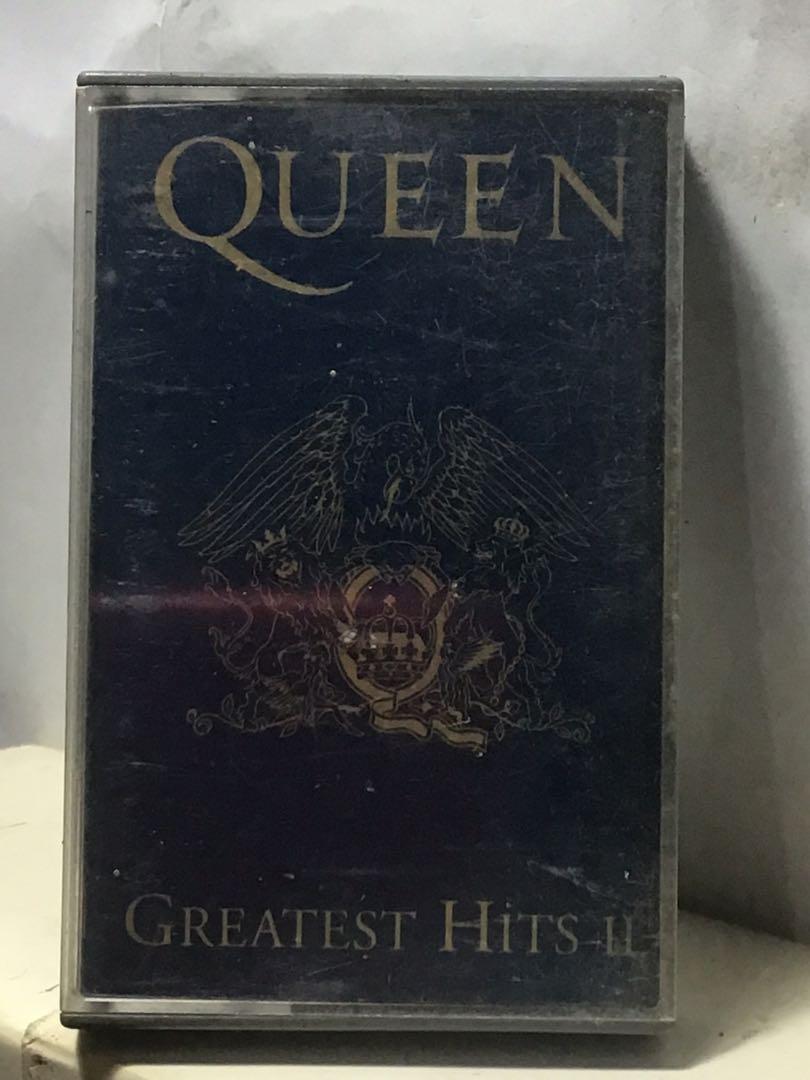 VINTAGE CASSETTE TAPE Queen Greatest Hits II OOP KASET Anubis Classic Rock, Hobbies & Toys