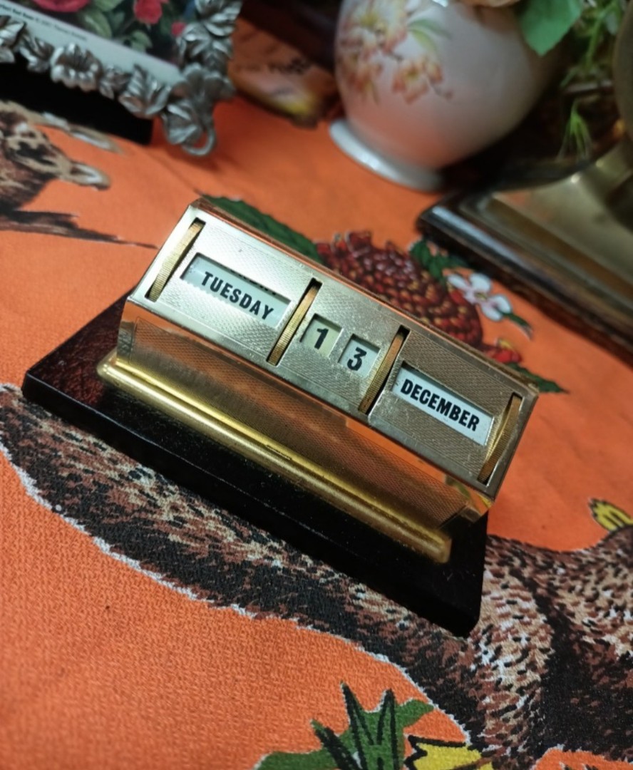 Vintage Desk Calendar, Hobbies & Toys, Collectibles & Memorabilia