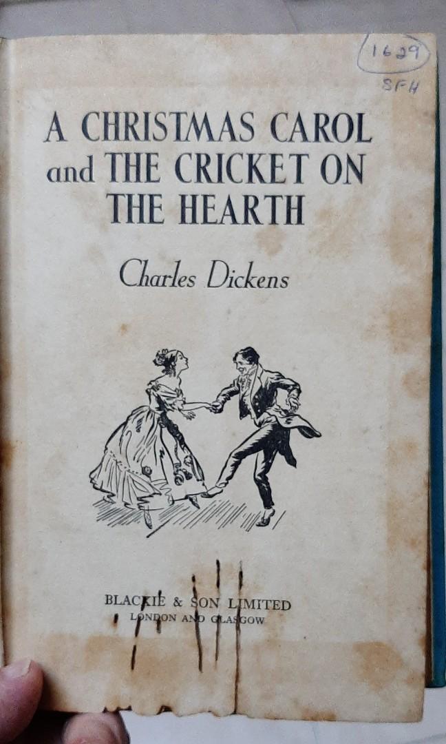 a christmas carol and the cricket on the hearth