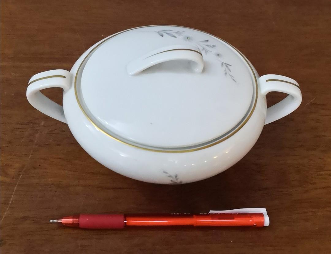 vintage Noritake RC Japan sugar bowl (Category: Dinnerware & Cutlery) located in Hulu Selangor. Submitted by honey5 (Listing ID 1133099147, Image 2). Description: about 5.5 inches minus holders Good condition considering it's age view to appreciate NO extra pictures.