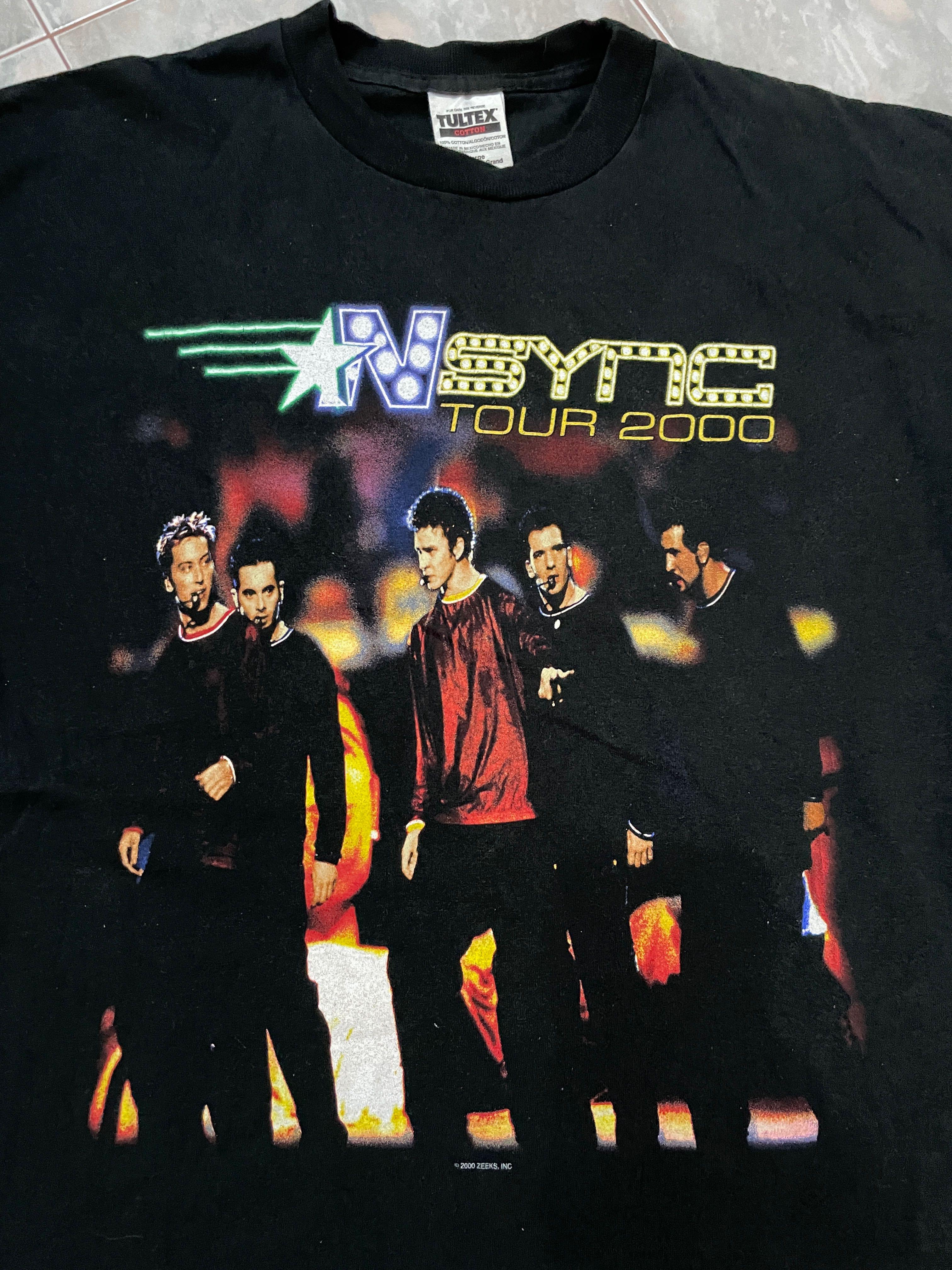 Vintage Nsync tour t shirt, Men's Fashion, Tops & Sets, Tshirts & Polo