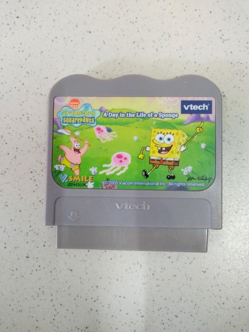 Lot Of 8 VTech V.Smile Learning System Games Cartridges Toy Story 3  SpongeBob ..
