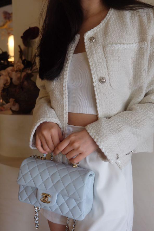 White Tweed Jacket (Premium), Women