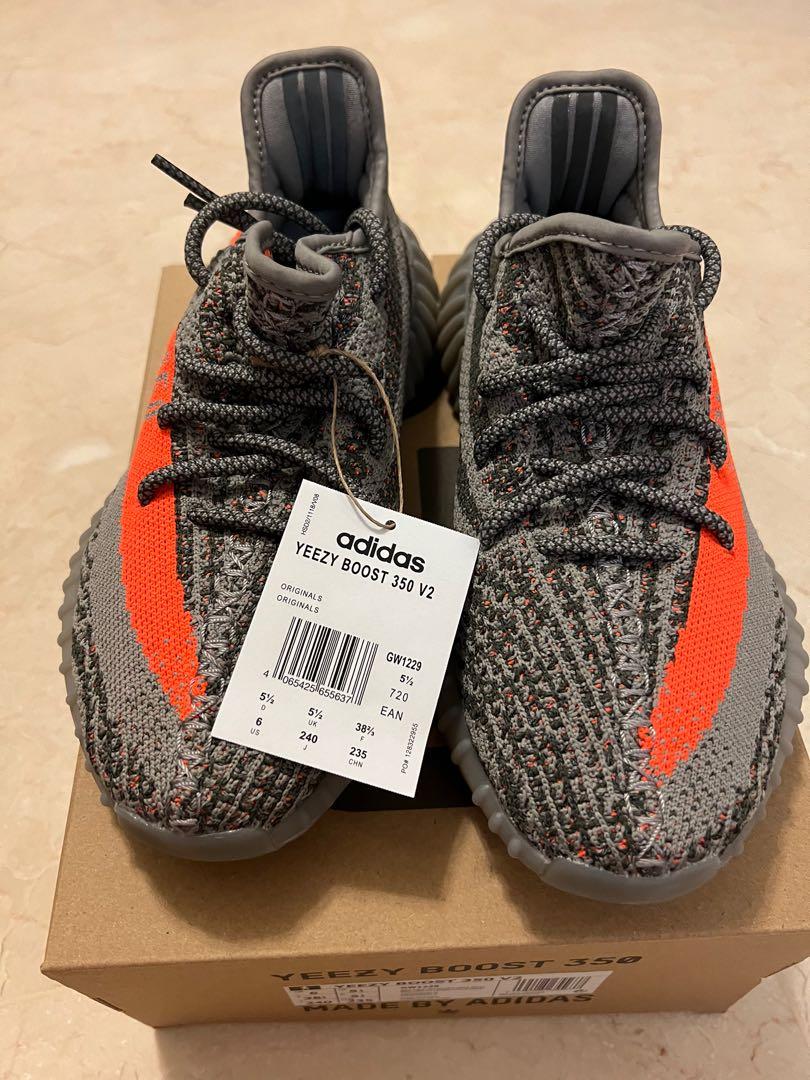 Yeezy Boost 350V2 BELUGA RF/STEEPLE GREY/SOLAR RED, Men's Fashion,  Footwear, Sneakers on Carousell