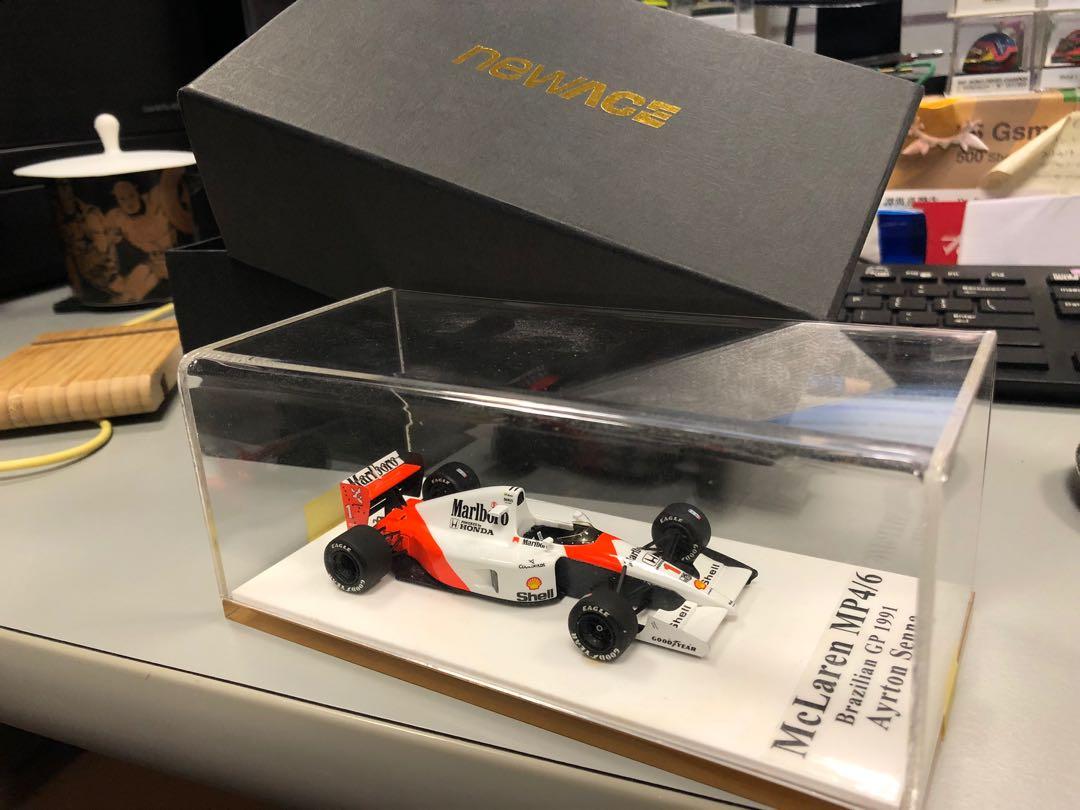 1/43 build up tameo McLaren F1 MP4/6 Senna, 興趣及遊戲, 玩具& 遊戲