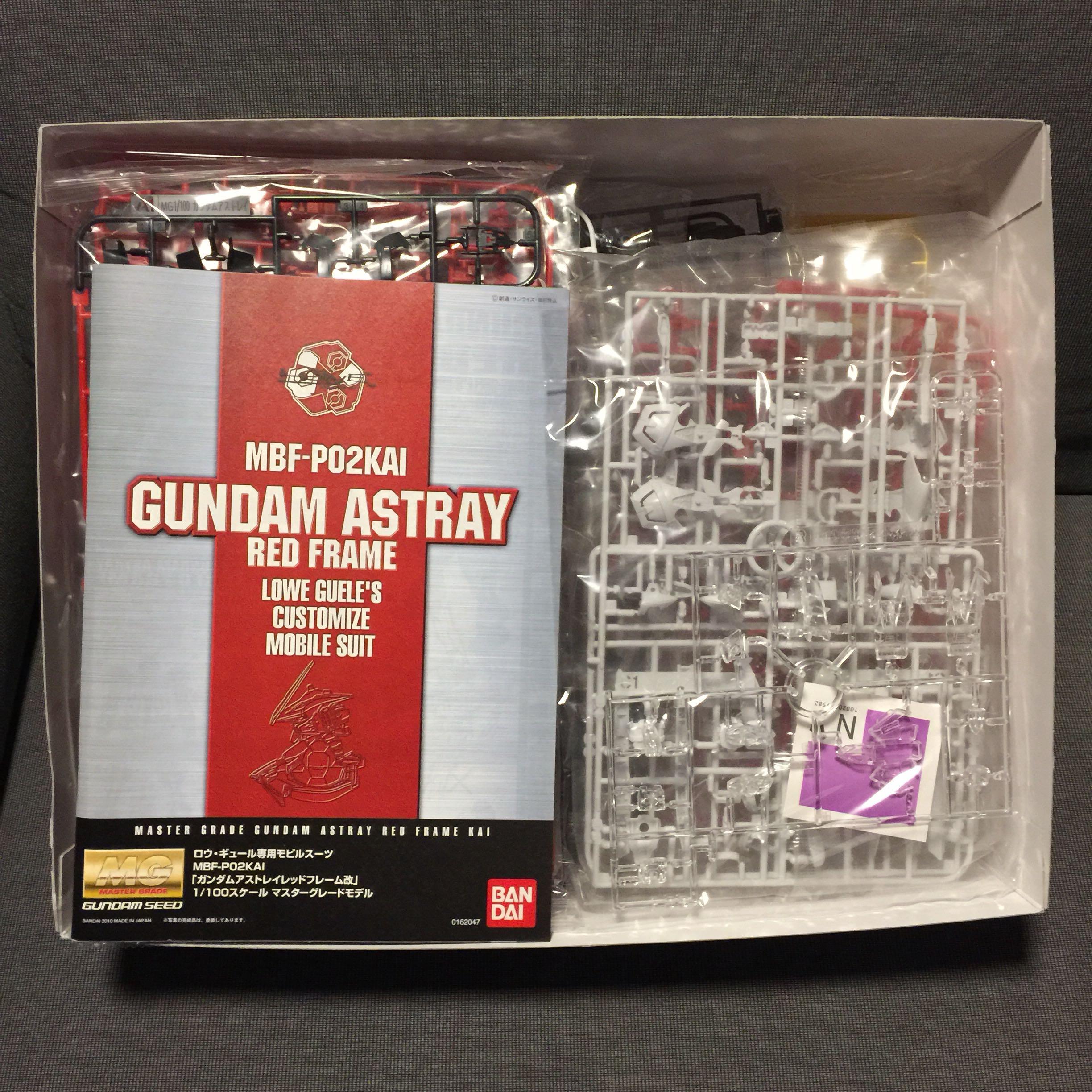 透明甲+30周年版MG Astray Red Frame Kai 紅色迷惘異端高達改1