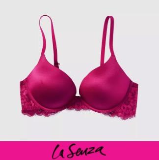 La SENZA, Intimates & Sleepwear, La Senza 3 Way Extreme Push Up Pink Lace Bra  Womens Size 38dd Dd38