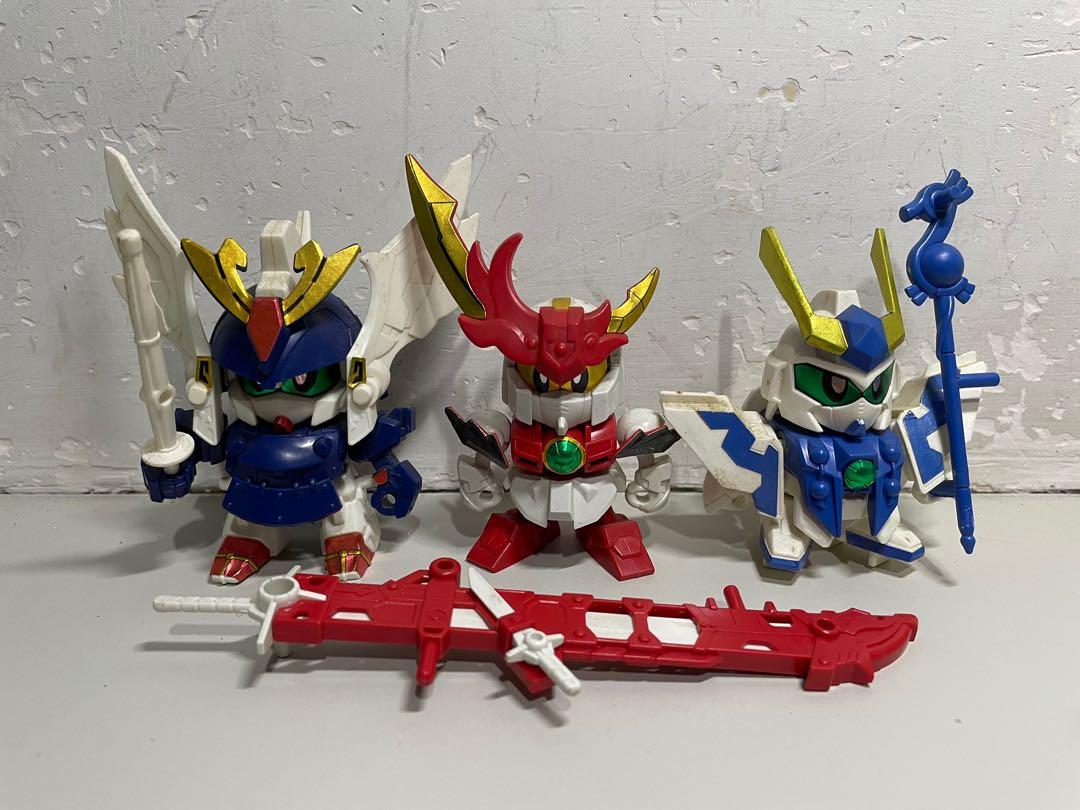 注意 3個武者烈傳少年武者法師劍士bb戰士gundam Sd高達改造散件配件 興趣及遊戲 玩具 遊戲類 Carousell