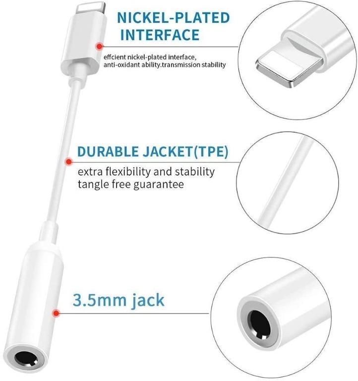 [Apple MFI Certified] iPhone Headphone Adapter, Syncwire iPhone Aux Jack  Adapter, Lightning to 3.5mm Dongle for iPhone 14/13/12/11 Pro