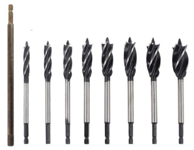 9pcs Drill Bit Set, Wood Reaming Drill Bit 8pcs Drill Bit  10mm,12mm,14mm,16mm,20mm,22mm,25mm Storage Box, Furniture  Home Living,  Home Improvement  Organisation, Home Improvement Tools  Accessories on  Carousell