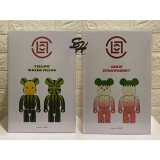 BE@RBRICK x CLOT 西瓜 草莓 一對 庫柏力克 500%