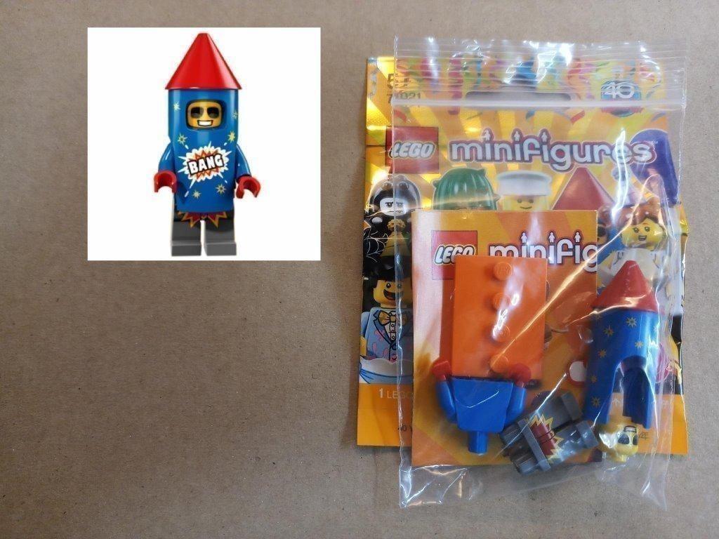全新未砌LEGO 71021 Minifigures Series 18 No.5 Firework Guy (已開袋
