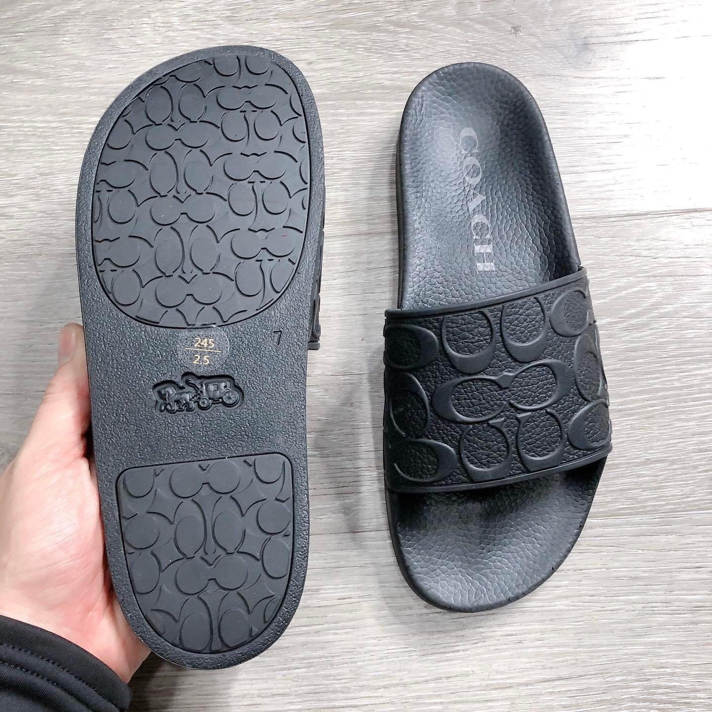 Coach men's hotsell signature slides