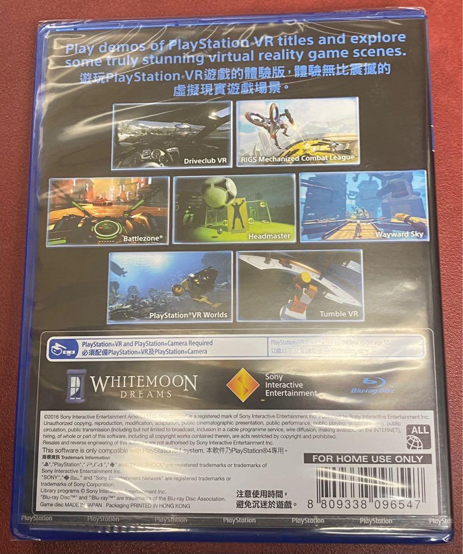 全新未開封PS4 PlayStation V.R.VR Demo Disc （包平郵）, 電子遊戲