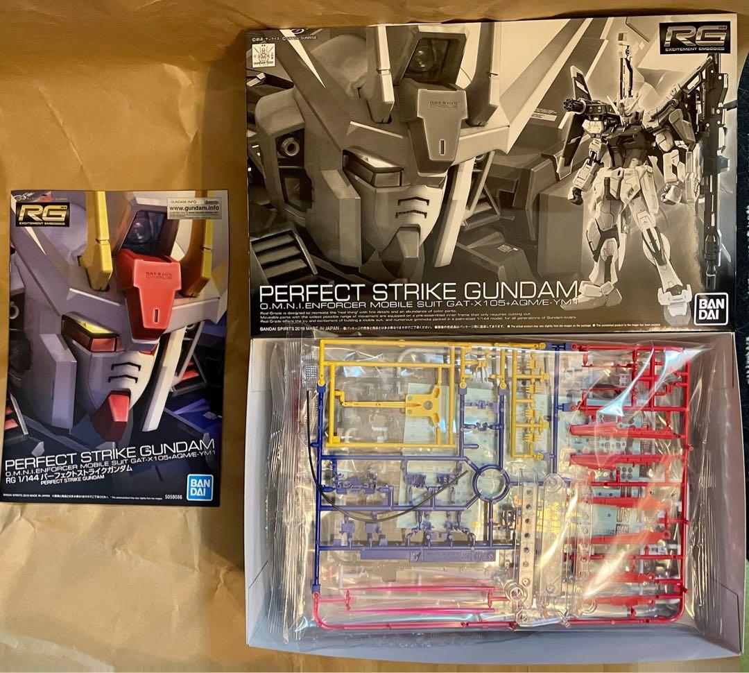 現貨RG 1/144 PERFECT STRIKE GUNDAM完美突擊高達, 興趣及遊戲, 玩具& 遊戲類- Carousell
