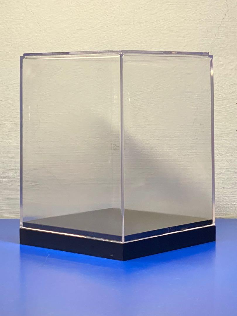 Donation Box with Lock,Acrylic Ballot Box,Vote Box,Ticket Box,Clear  Suggestion Box with 4x6 Ad Frame Flyer Sign Holder for Vote Coin Card  Collection