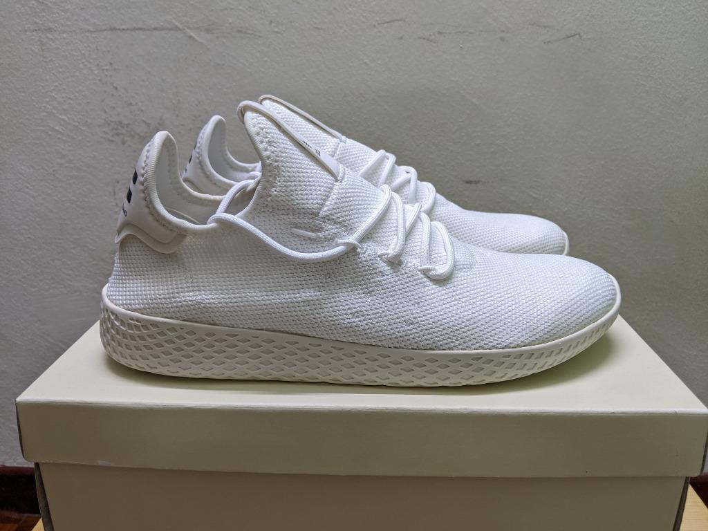 Pharrell hu tennis white sale