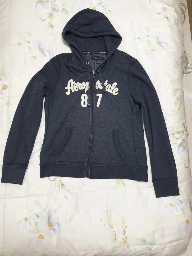 Aeropostale fuzzy fleece pullover hoodie store