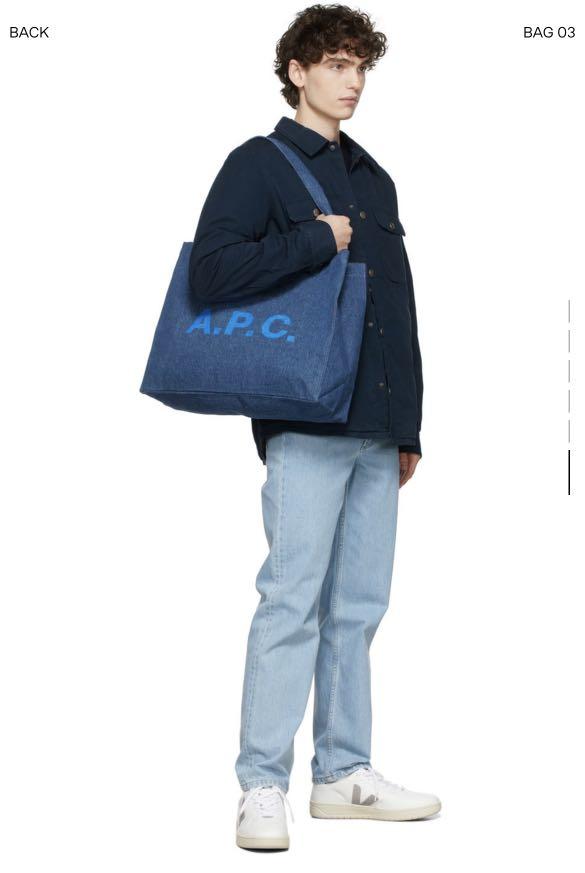 APC Denim Tote Bag (Diane), Women's Fashion, Bags & Wallets, Tote 