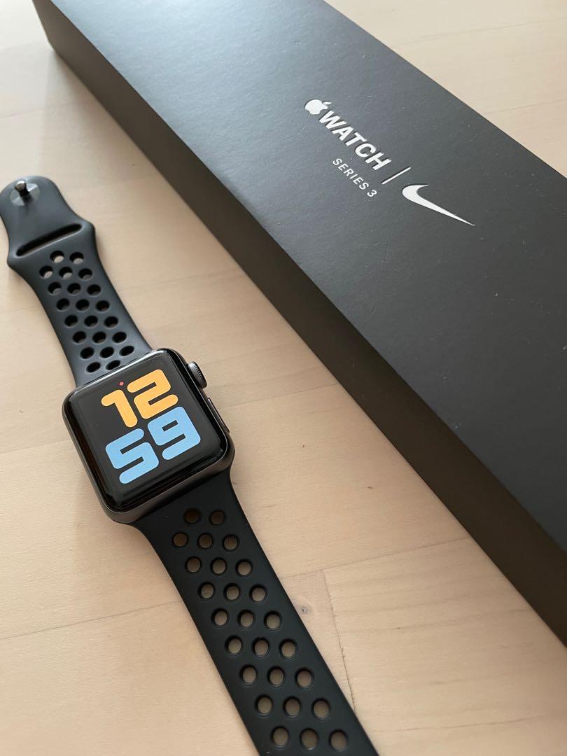 Apple Watch Series 3 Nike 38mm Mobile Phones Gadgets Wearables Smart Watches on Carousell