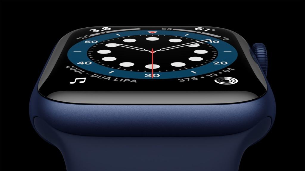 Apple watch series 6 40mm blue aluminium case gps 2025