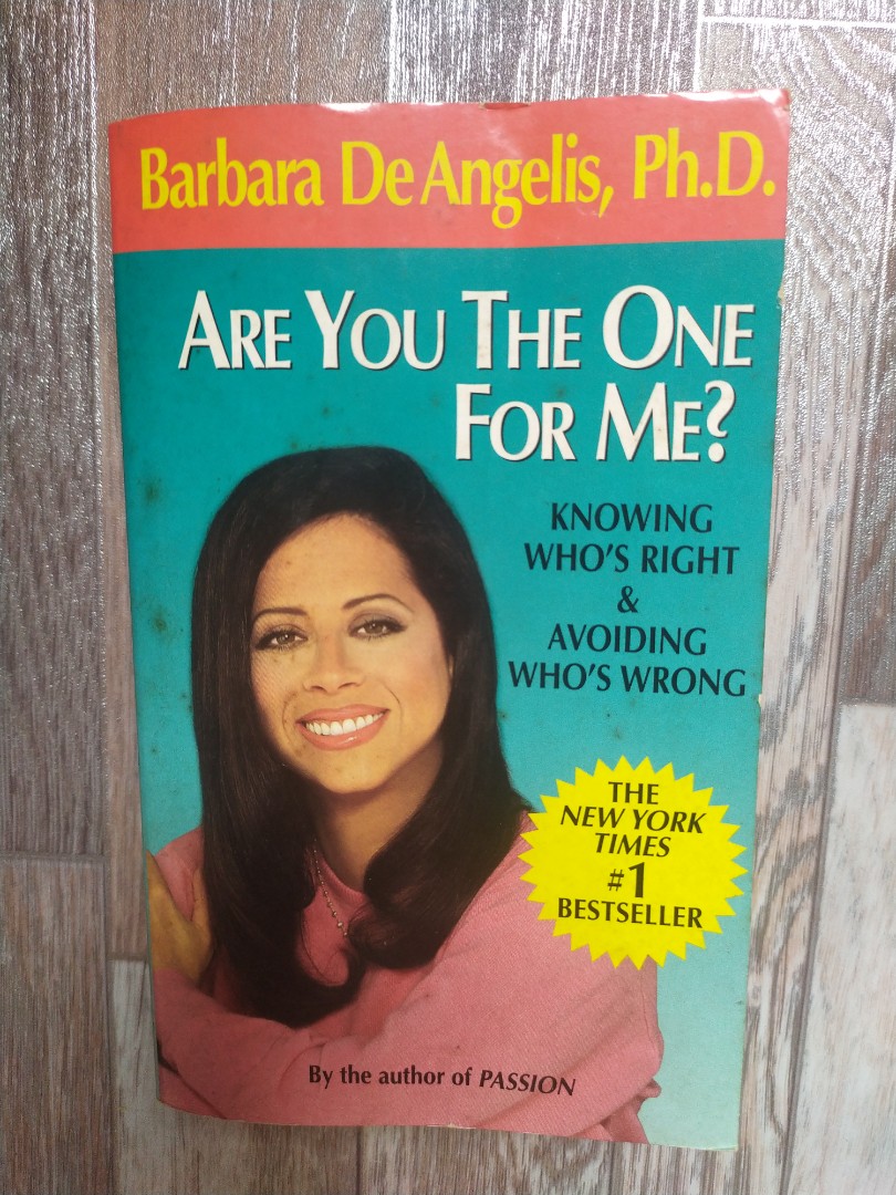 Barbara DeAngelis - Are you the one for me?, Hobbies & Toys, Books