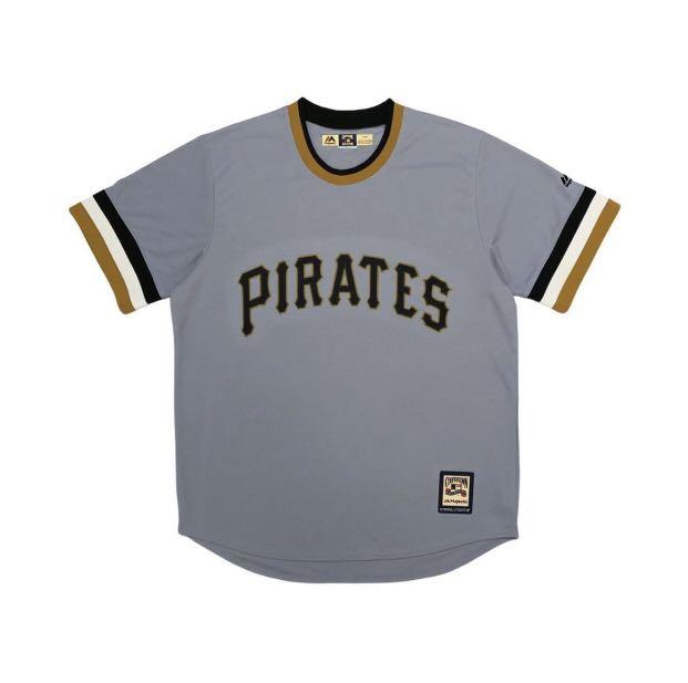 Pittsburgh Pirates Cooperstown White Home Men's Throwback Jersey
