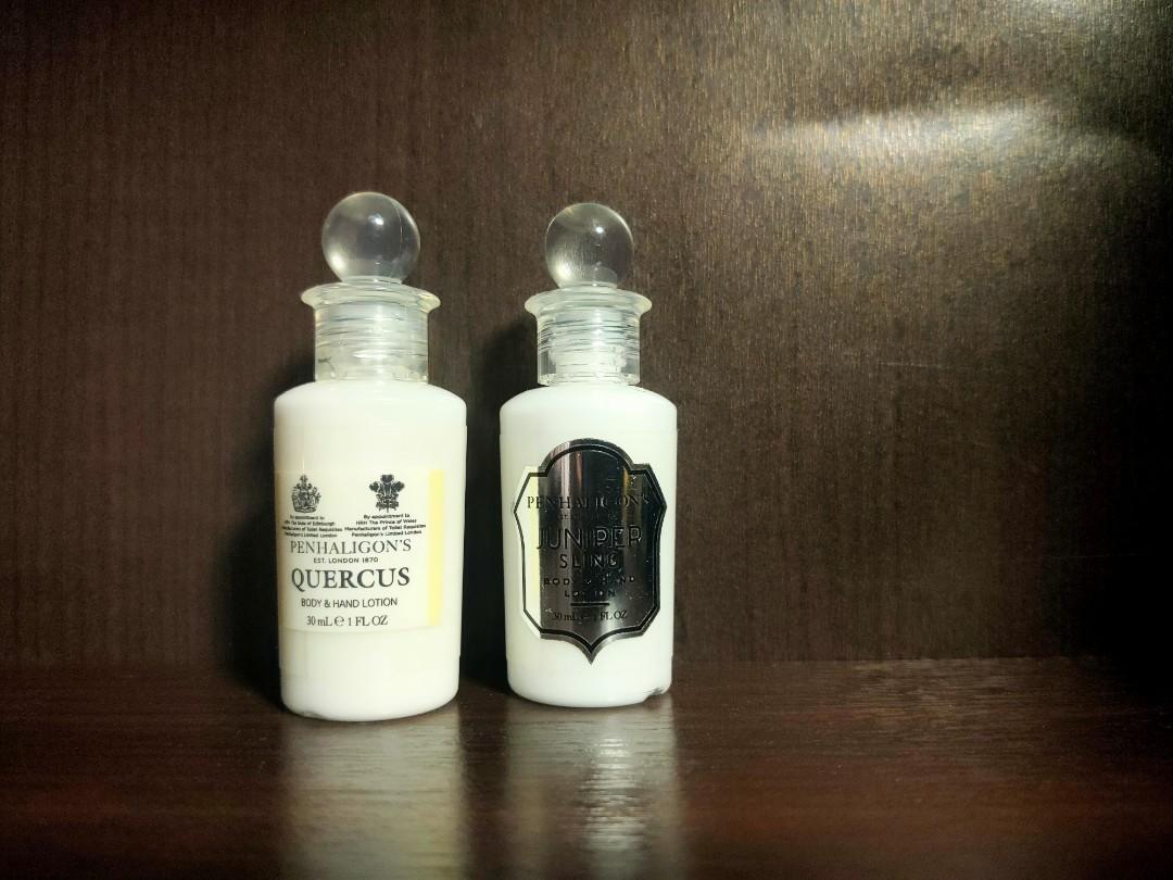 BN Penhaligon s Quercus Juniper Sling Hand Lotion Travel Size in 30ml