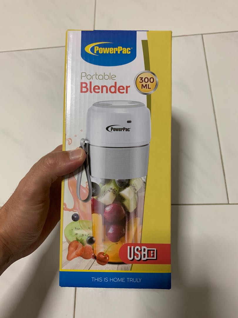BNIB PowerPac Portable Blender (300ml), TV & Home Appliances, Kitchen