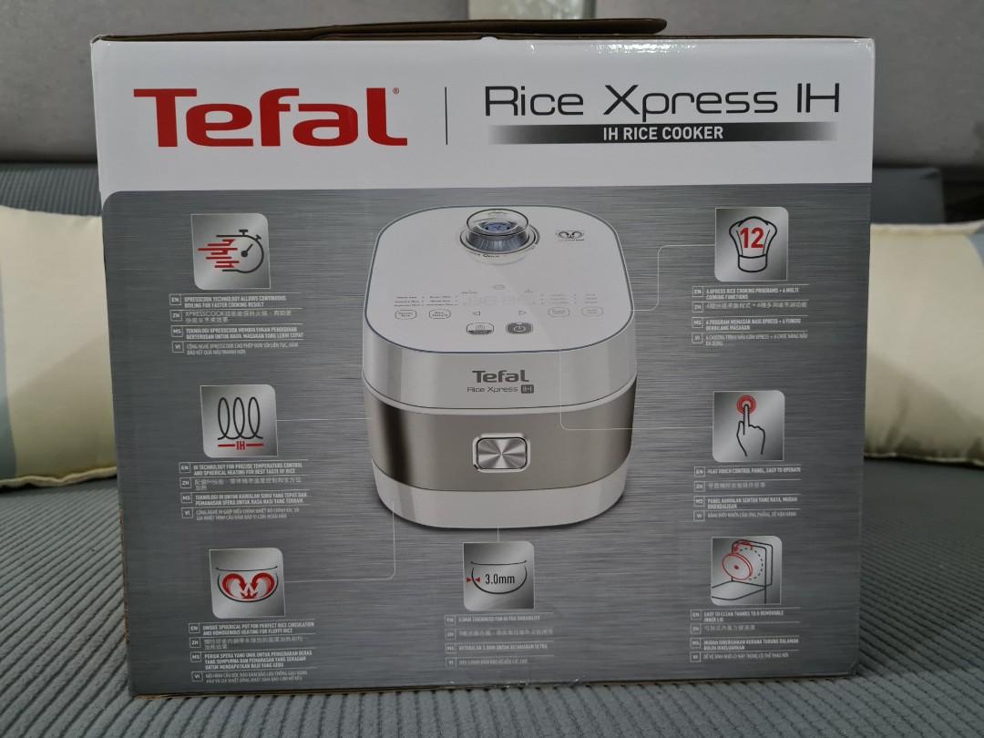 BNIB Tefal Rice Cooker Rice Xpress IH 1.5L/8Cups RK7621, TV & Home
