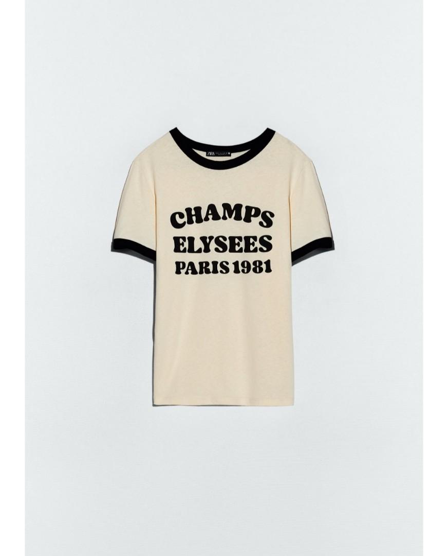 Zara champs elysees shirt