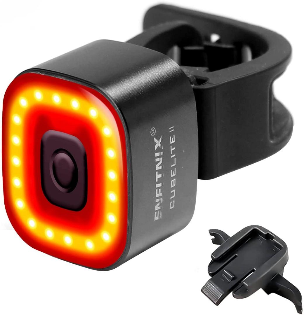 Brake Sensing Enfitnix Cubelite II Rear Tail Light, Sports Equipment