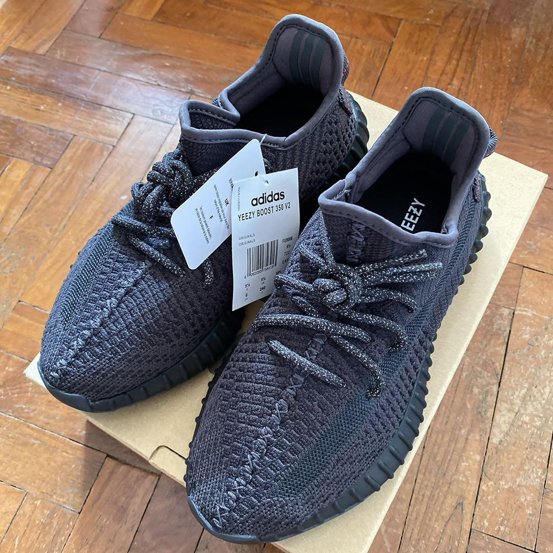 Yeezy Boost 350 V2 Triple Black Men s US6 Women s Fashion